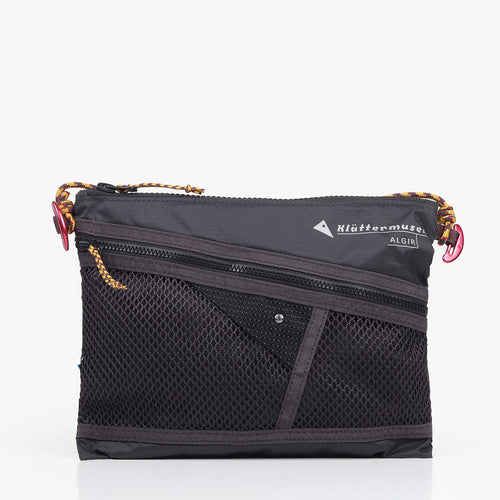Klattermusen Algir Accessory Bag Medium in Black, front view