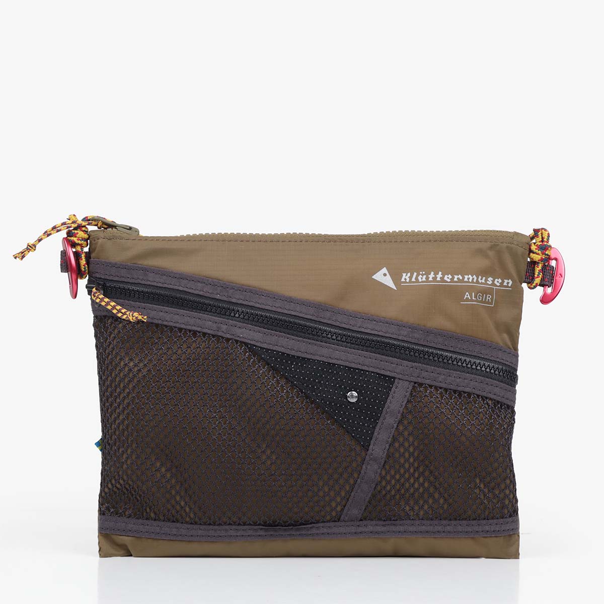 Klattermusen Algir Accessory Bag Medium in Olive, front view