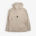 Klattermusen Drifa Hood Jacket, Fossil Tan, Detail Shot 1