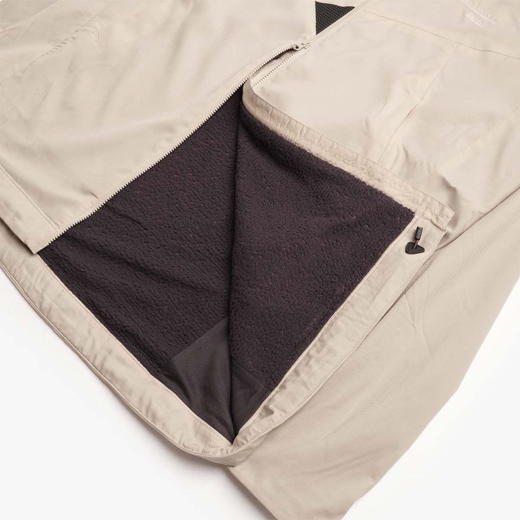 Klattermusen Drifa Hood Jacket, Fossil Tan, Detail Shot 5