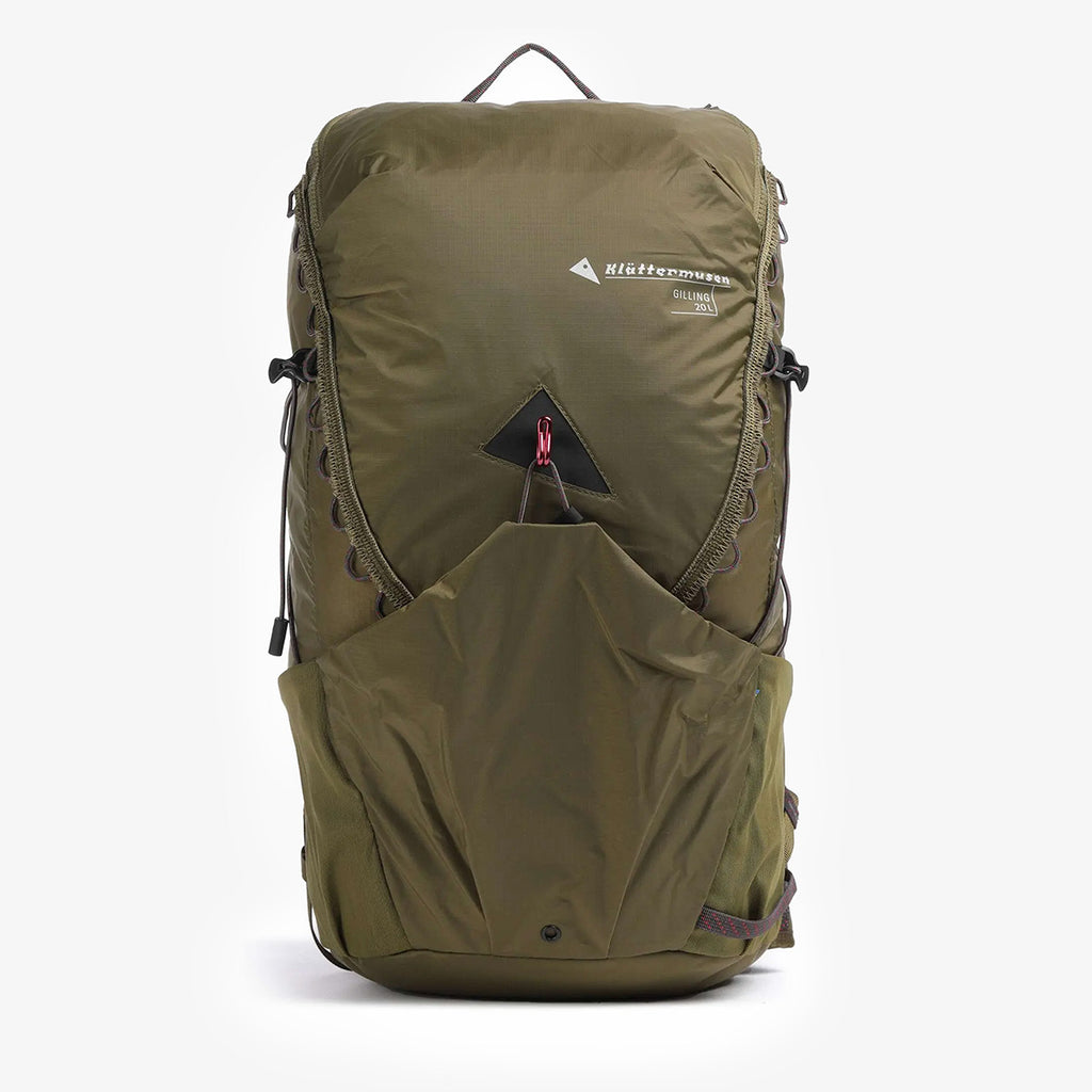 Klattermusen Gilling Backpack 20L, Olive, Detail Shot 1