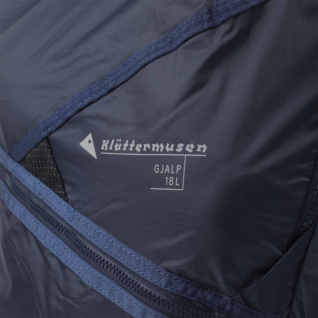 Klattermusen Gjalp Backpack 18L, Indigo Blue, Detail Shot 3