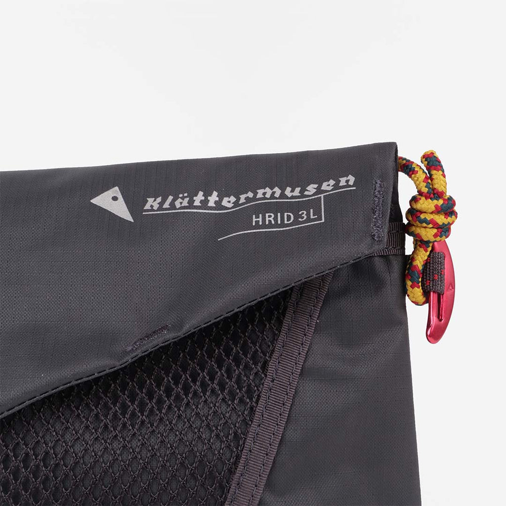 Klattermusen Hrid WP Accessory Bag 3L, Raven, Detail Shot 3