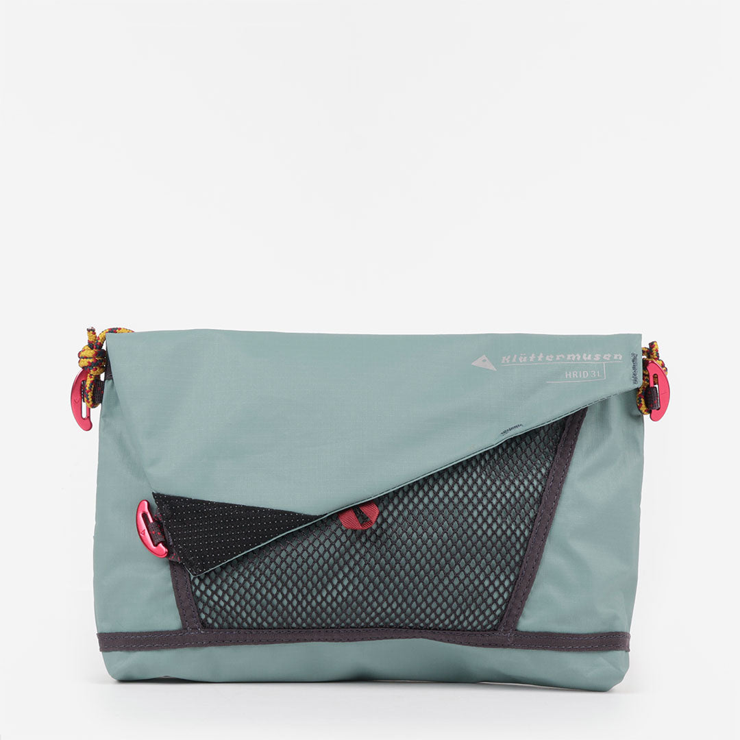 Klattermusen Hrid WP Accessory Bag 3L, Jade Green, Detail Shot 1