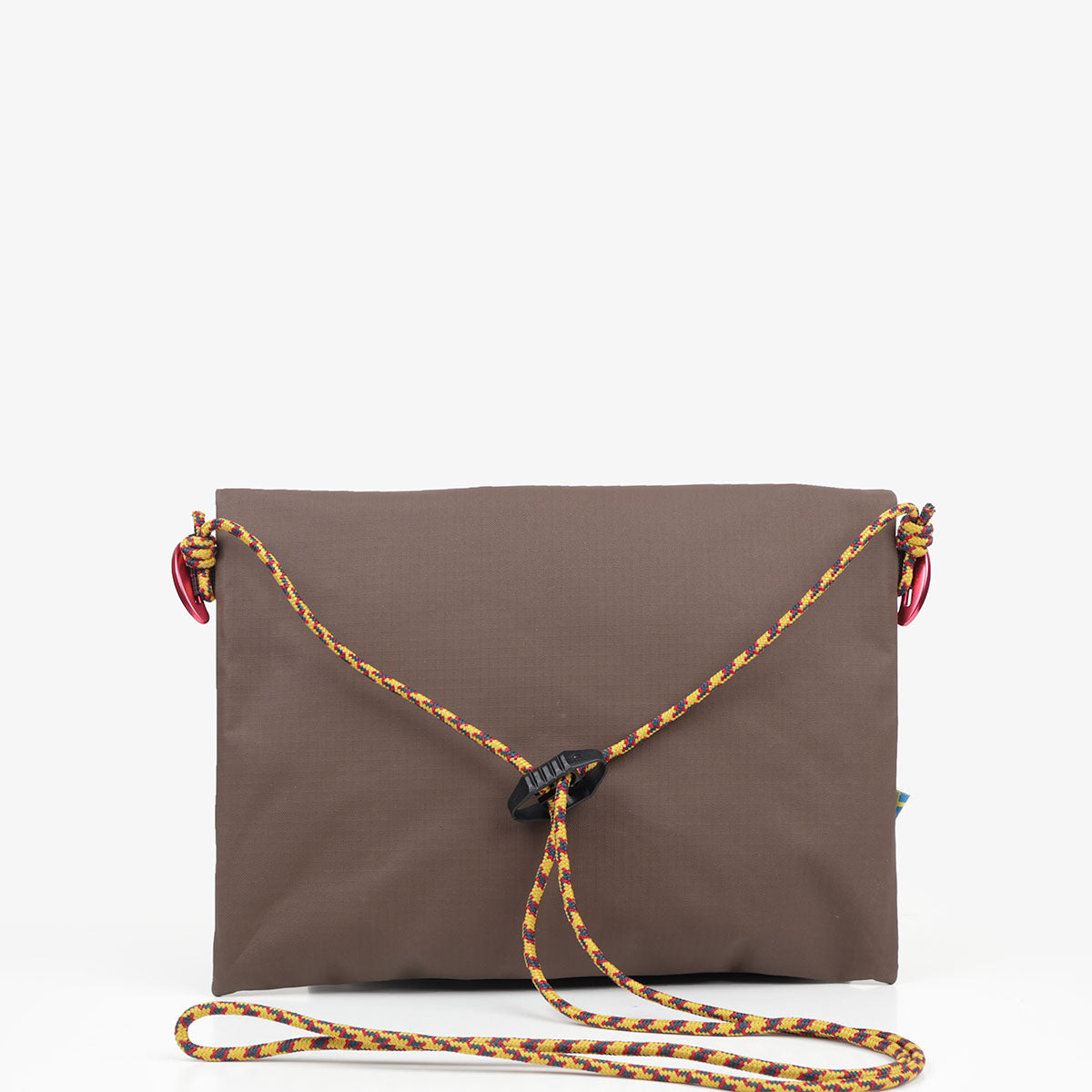 Klattermusen Hrid Accessory Bag in Brown with cord strap