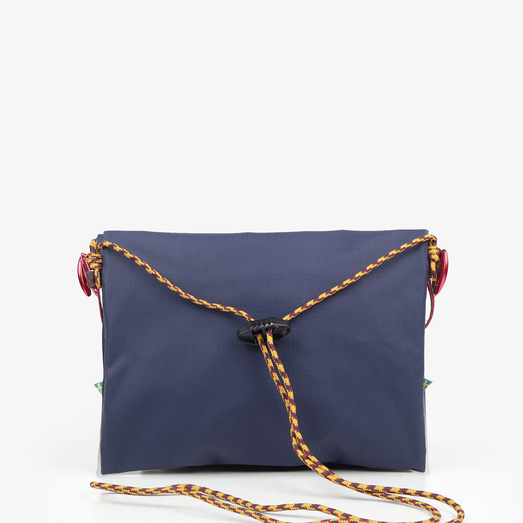Klattermusen Hrid Accessory Bag in Navy with cord strap