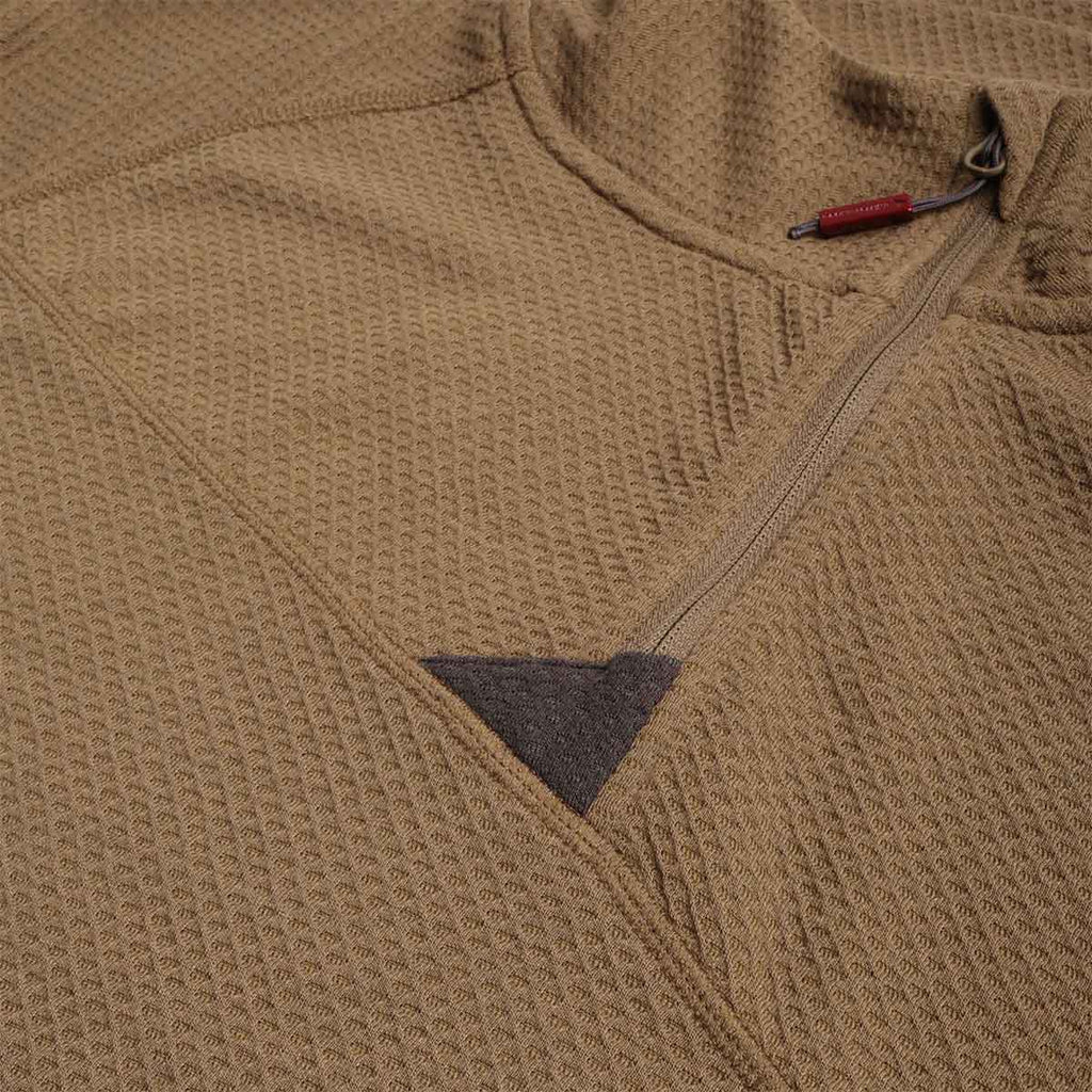 Klattermusen Huge Half Zip Sweater, Olive, Detail Shot 3