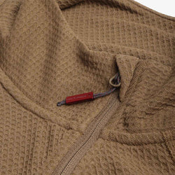 thumbnail Klattermusen Huge Half Zip Sweater, Olive, Detail Shot 4