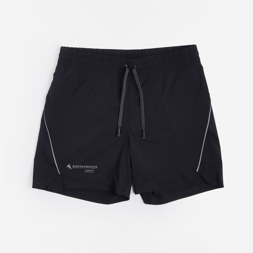 Klattermusen Laufey Shorts, Black, Detail Shot 1