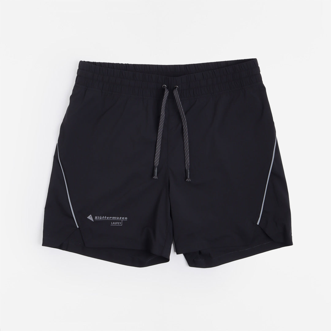 Klattermusen Laufey Shorts, Black, Detail Shot 1