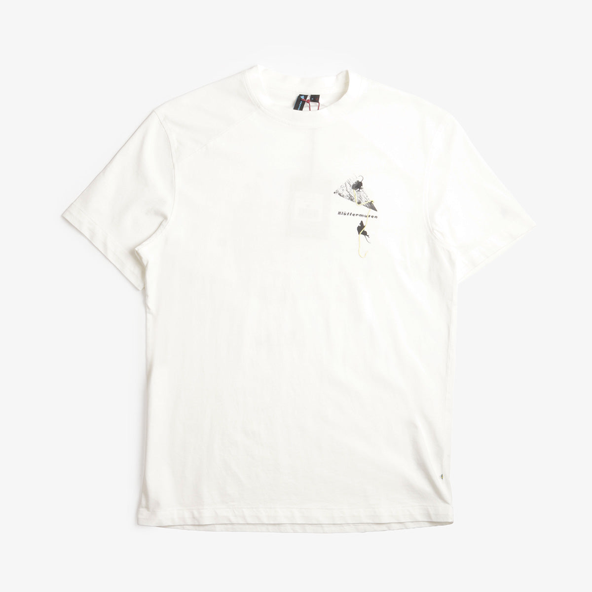 Klattermusen Root Glacier T-Shirt, Snow, Detail Shot 1