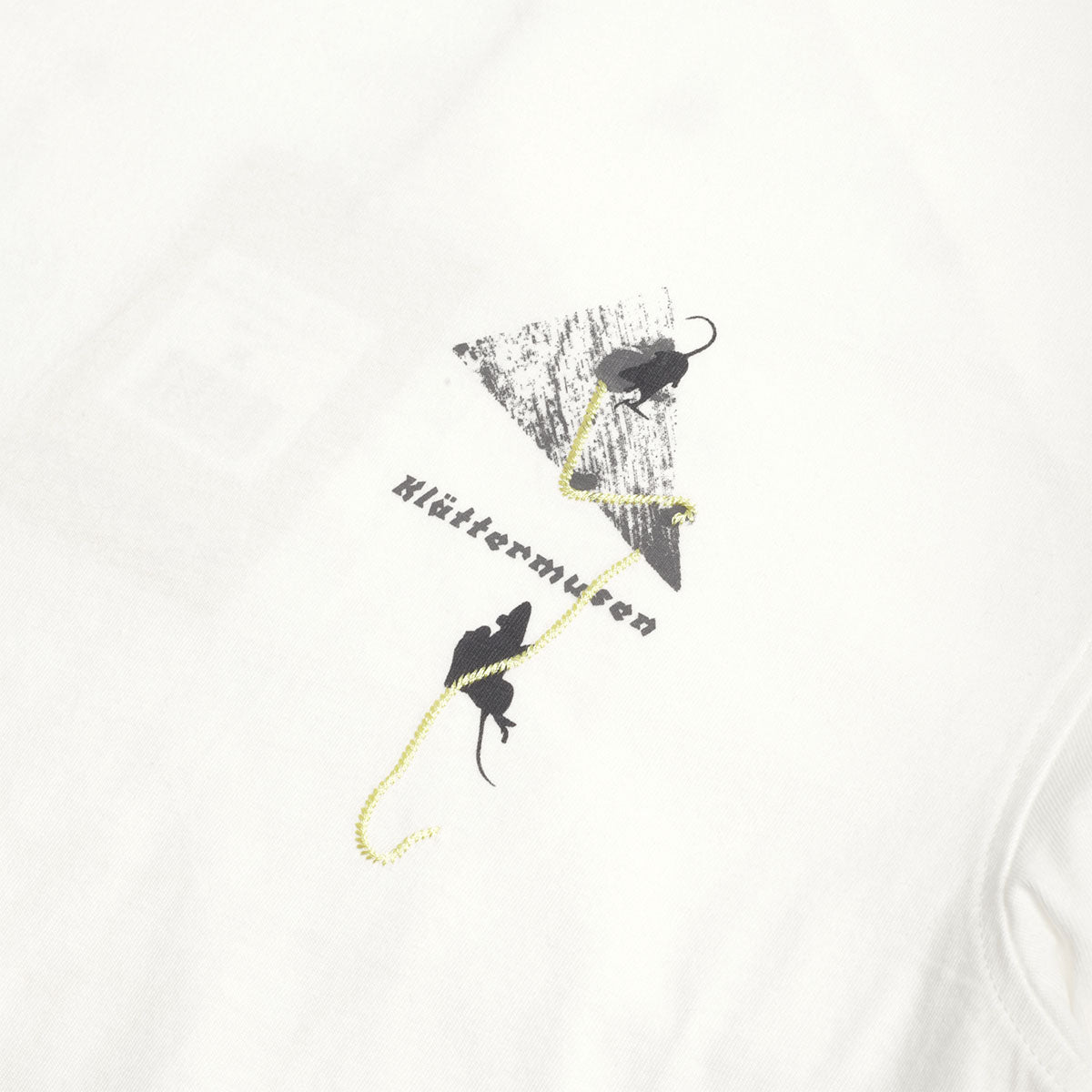 main Klattermusen Root Glacier T-Shirt, Snow, Detail Shot 2