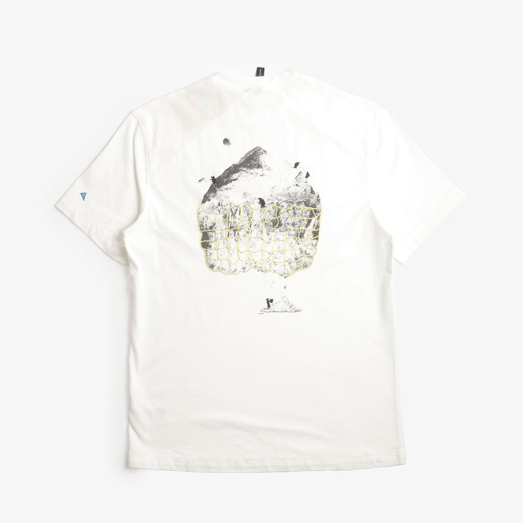 Klattermusen Root Glacier T-Shirt, Snow, Detail Shot 4