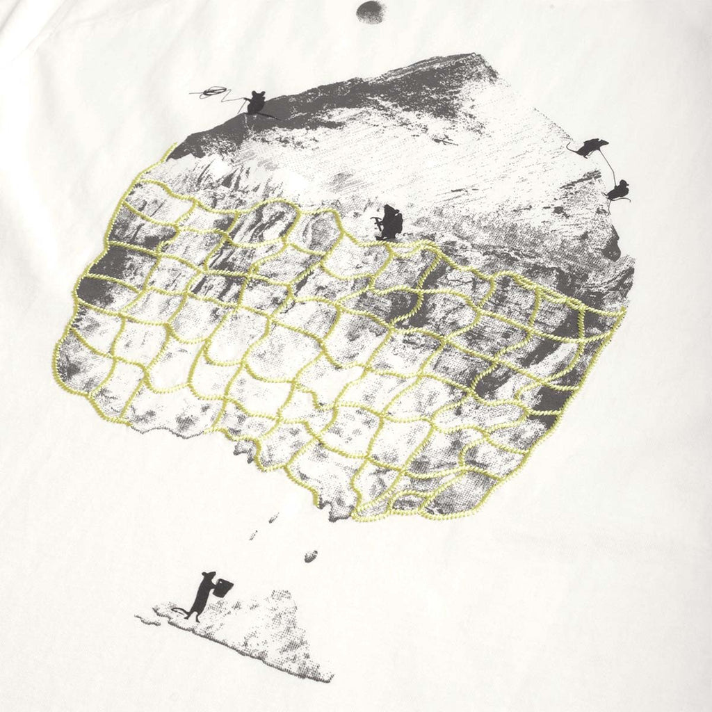 Klattermusen Root Glacier T-Shirt, Snow, Detail Shot 5
