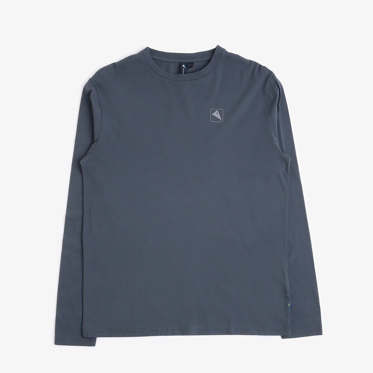Klattermusen Runa Elements Long Sleeve T-Shirt, Thistle Blue, Detail Shot 2
