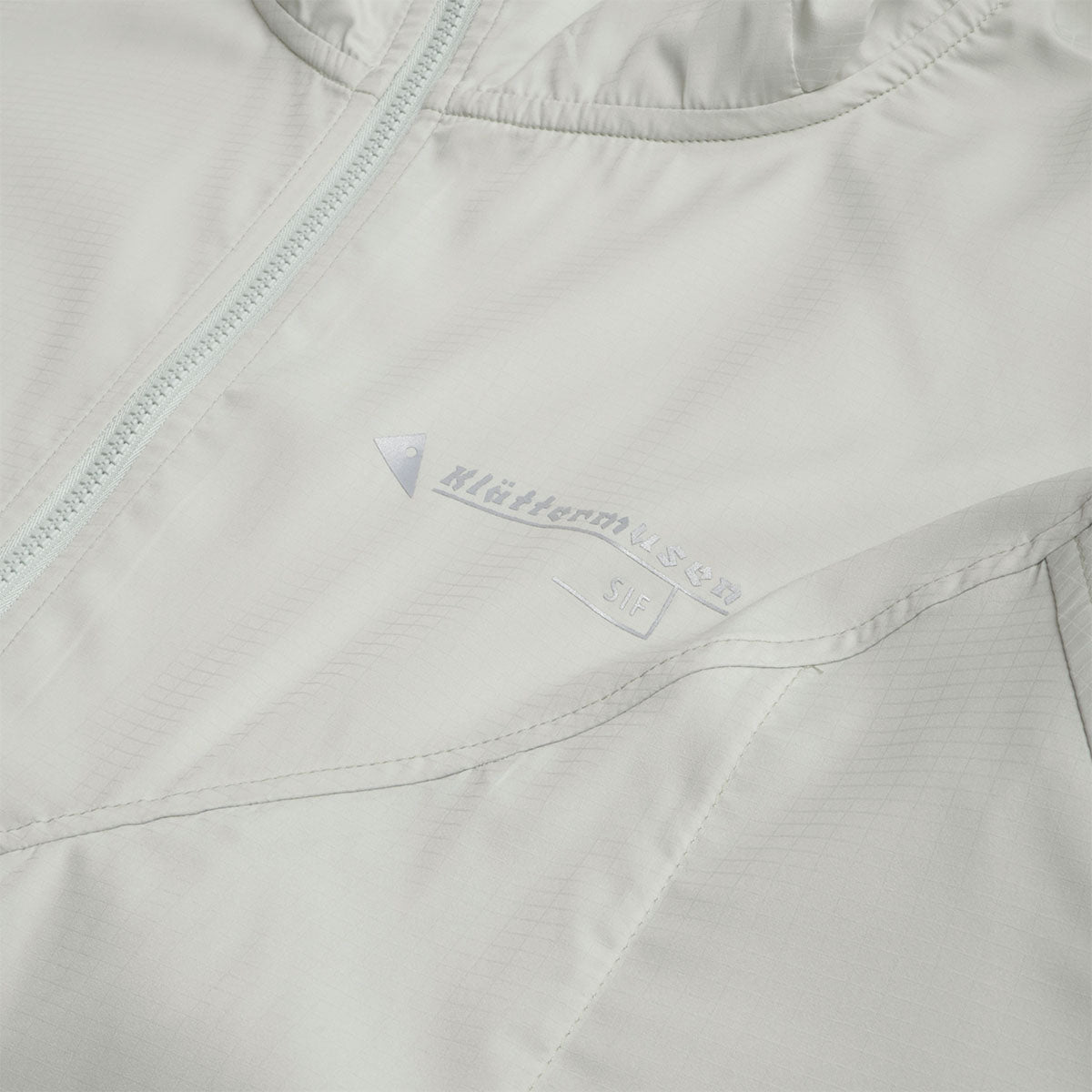 Klattermusen Sif Zip Hood Jacket, Mercury Blue, Detail Shot 2