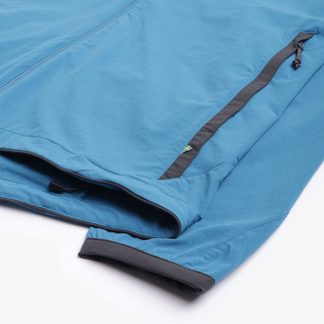 Klattermusen Vanadis 2.0 Jacket, Blue Sapphire, Detail Shot 2