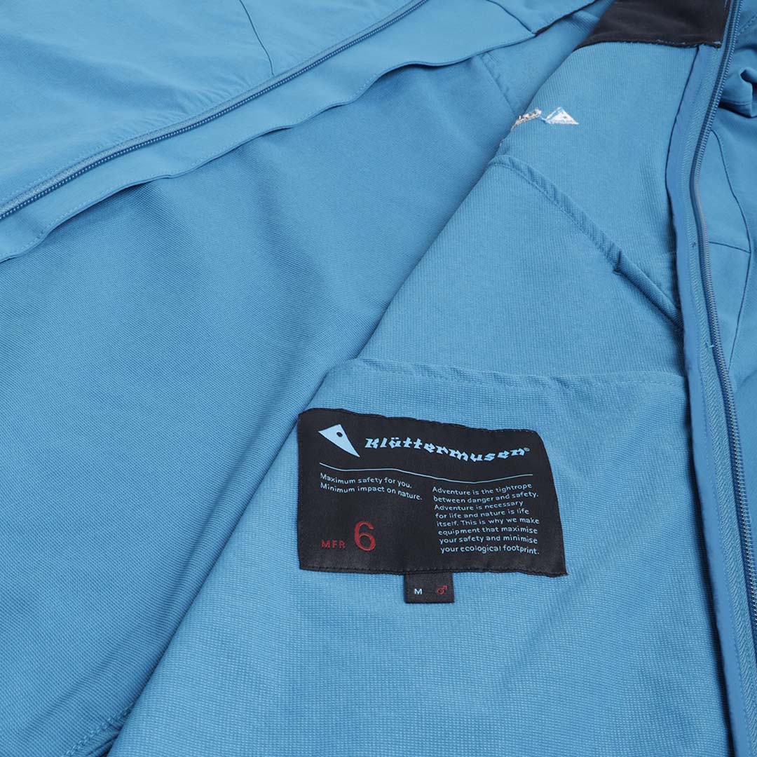 Klattermusen Vanadis 2.0 Jacket, Blue Sapphire, Detail Shot 4