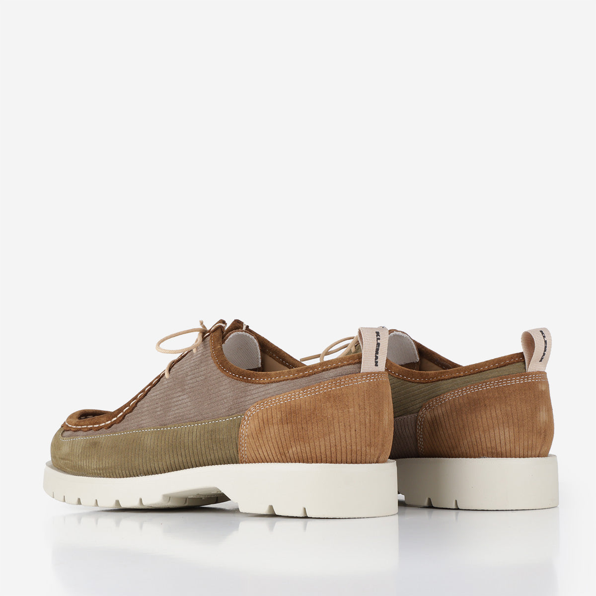 Kleman Bastille Cord Shoes, Khaki/Taupe/Brown, Detail Shot 3