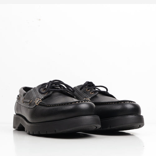 Kleman Embruns Oak Shoes, Black, Detail Shot 2