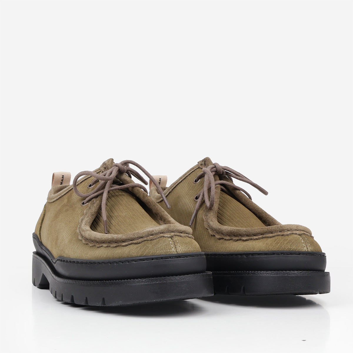 Kleman Major V Cord Shoes, Khaki, Detail Shot 2