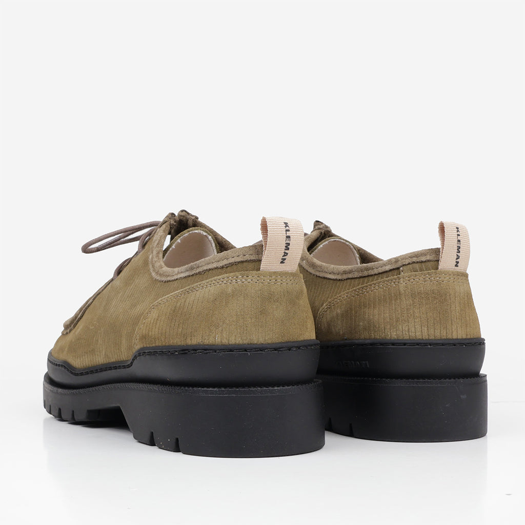 Kleman Major V Cord Shoes, Khaki, Detail Shot 3