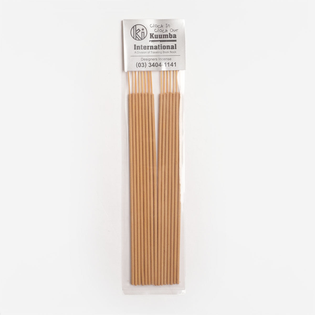 Kuumba Regular Incense Stick, Clock In Clock Out, Detail Shot 2