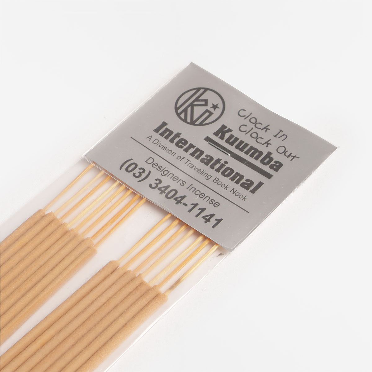 Kuumba Regular Incense Stick, Clock In Clock Out, Detail Shot 3