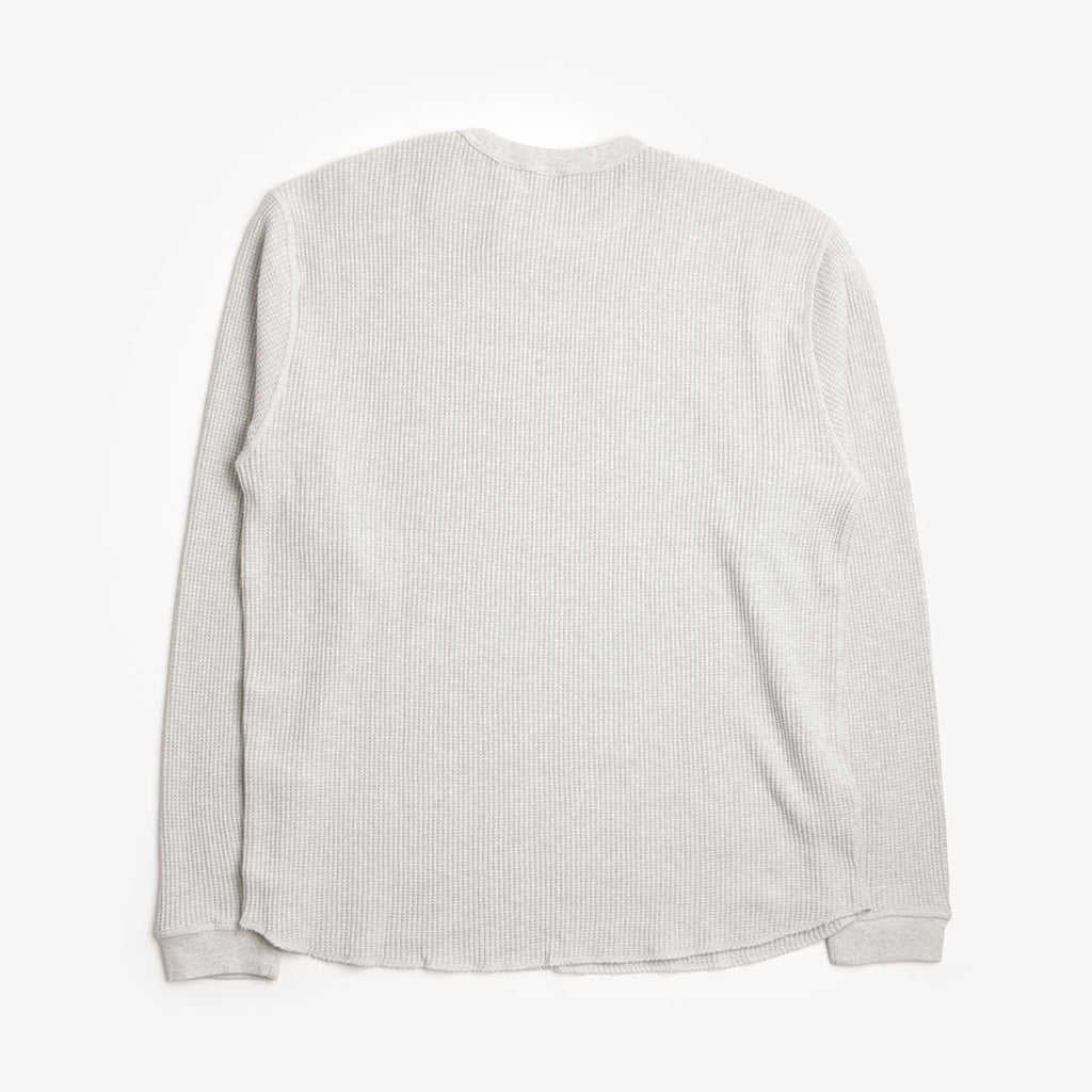 Levi's Long Sleeve Relaxed Thermal T-Shirt, Light Mist Heather, Detail Shot 2