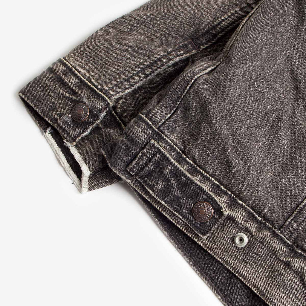 Levi's Relaxed Fit Sherpa Trucker Jacket, Salt Lake Sherpa, Detail Shot 6