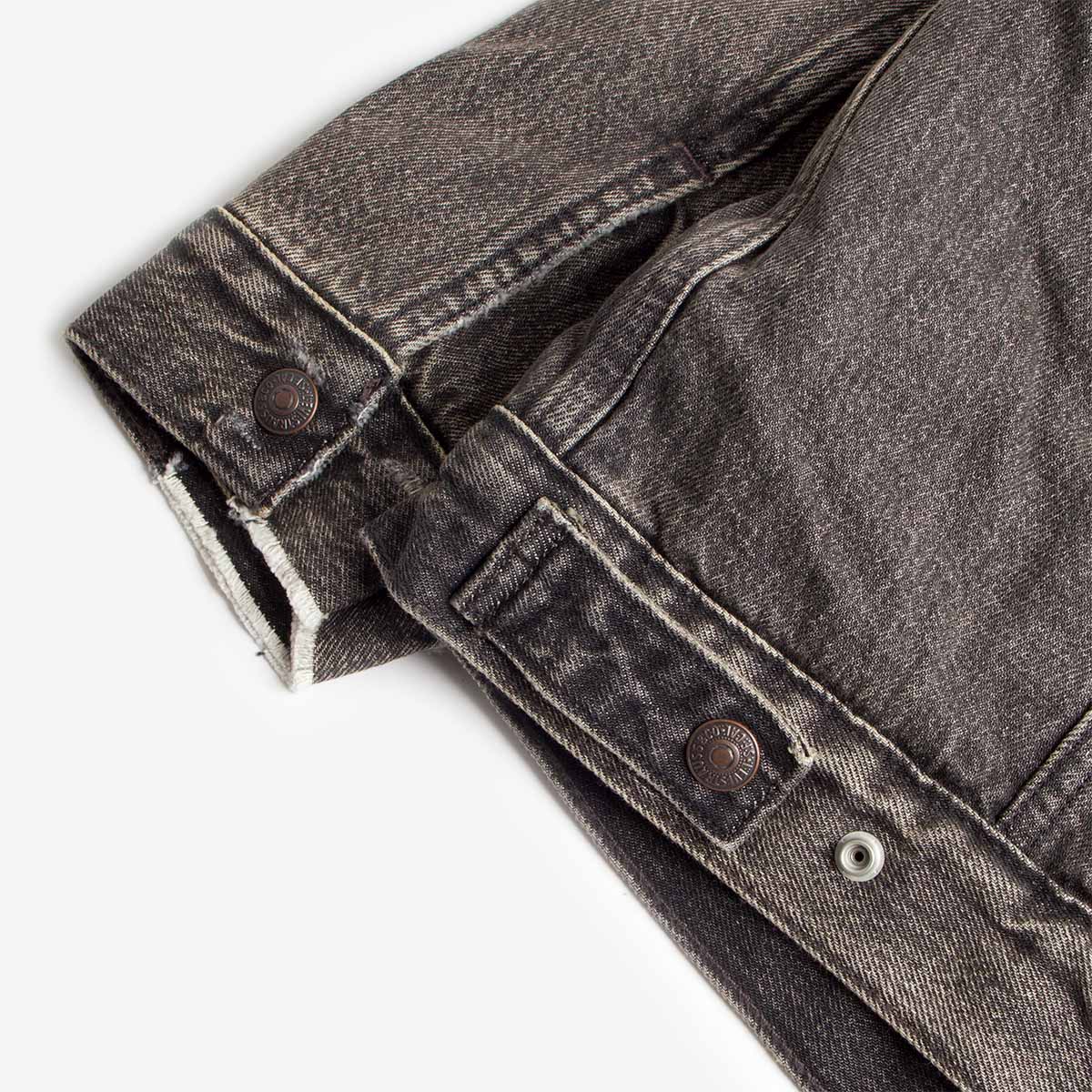 Levi's Relaxed Fit Sherpa Trucker Jacket, Salt Lake Sherpa, Detail Shot 6