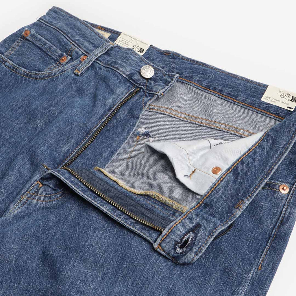 Levi's 568 Stay Loose Lightweight Linen+ Denim Jeans, Tailored Scholar Lightweight, Detail Shot 2