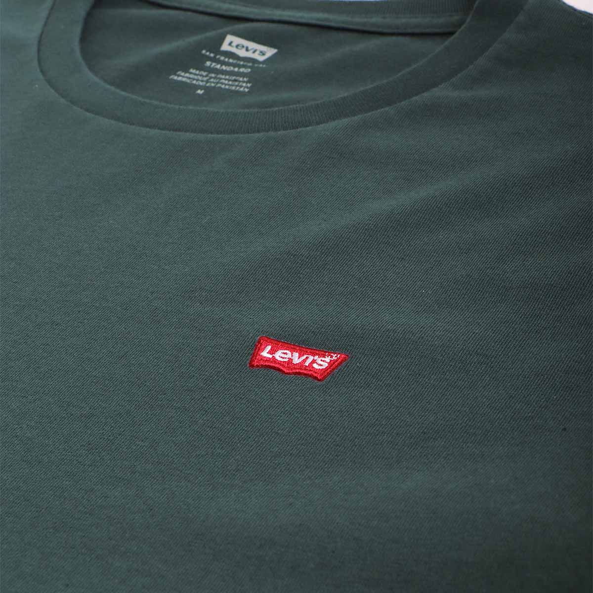 Levis Original Housemark T-Shirt, Darkest Spruce, Detail Shot 2