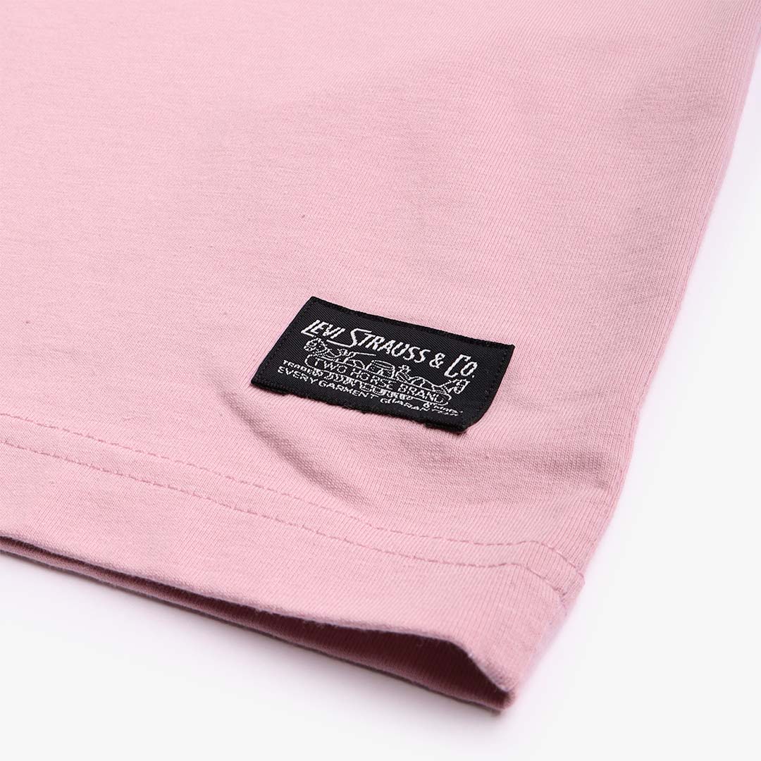 Levis Skate Graphic Box T-Shirt, Core Pink Graphic, Detail Shot 4