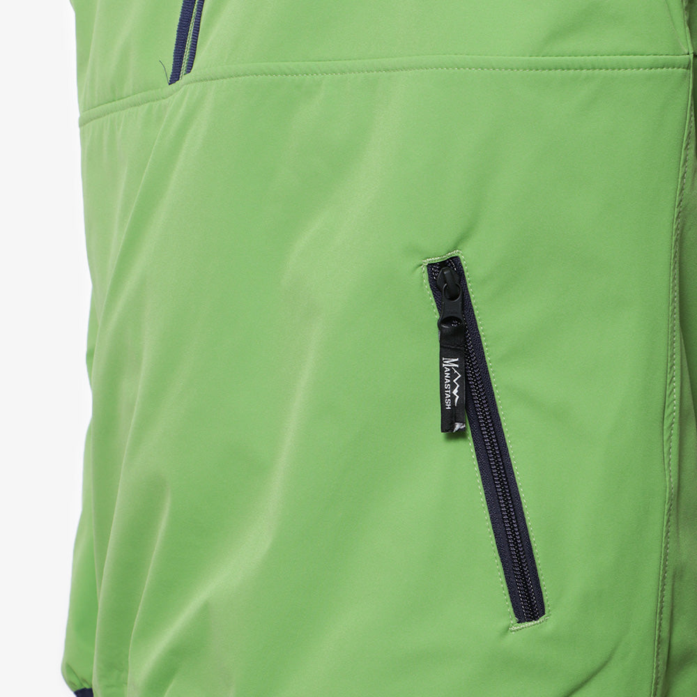 Manastash Poppy Pop Over Jacket '24, Light Green, Detail Shot 3