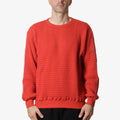 Manastash Snuggle Snug Thermal Sweatshirt, Orange, Detail Shot 1