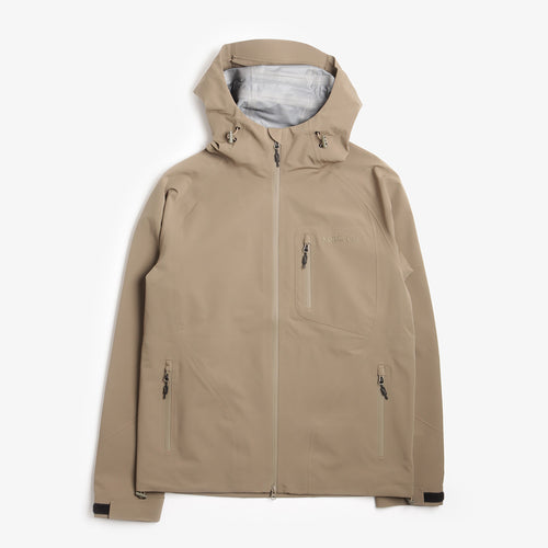 Mellow Clo 3L Trek Jacket, Brown, Detail Shot 1