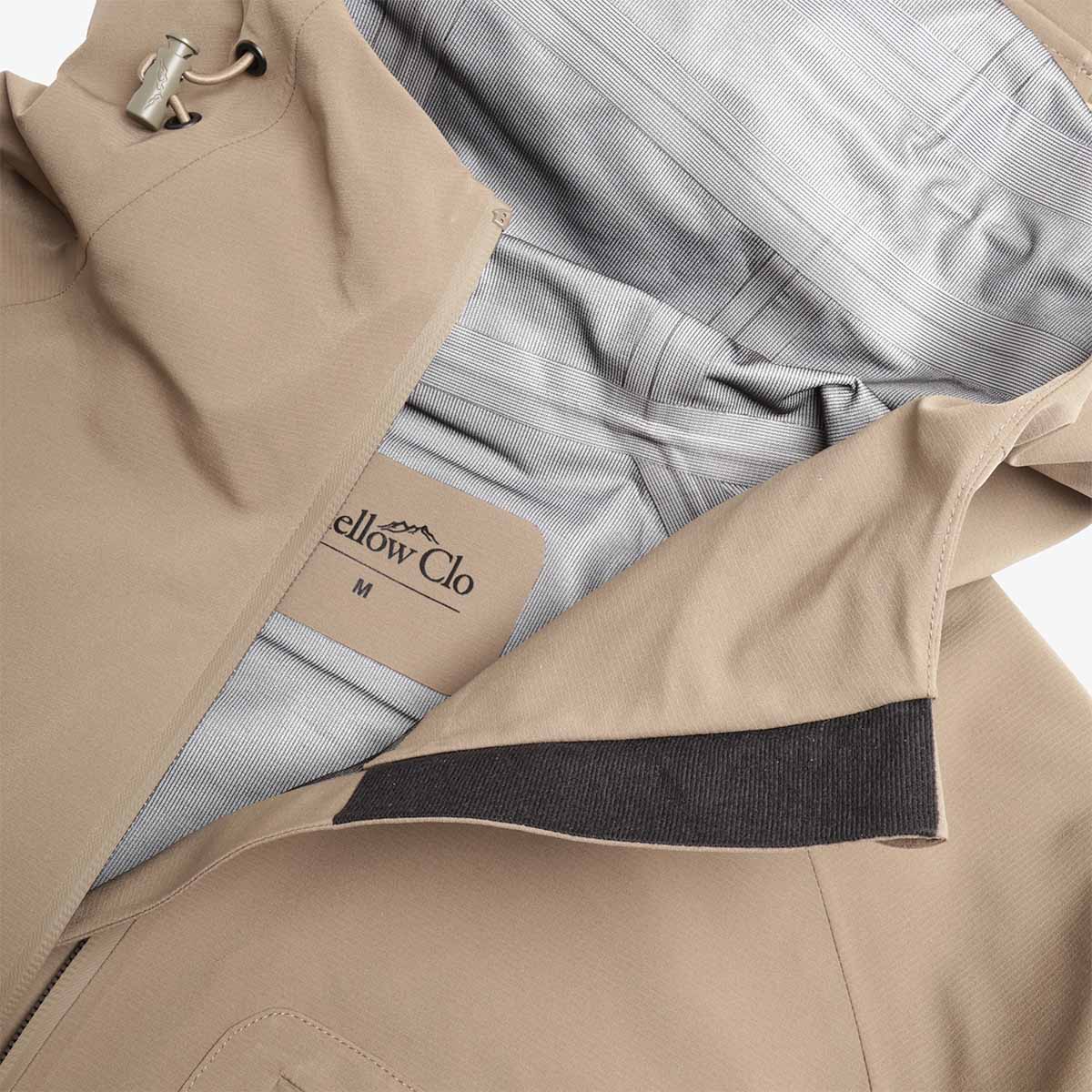 Mellow Clo 3L Trek Jacket, Brown, Detail Shot 3