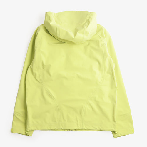 Mellow Clo 3L Trek Jacket in Persian Lime, back view