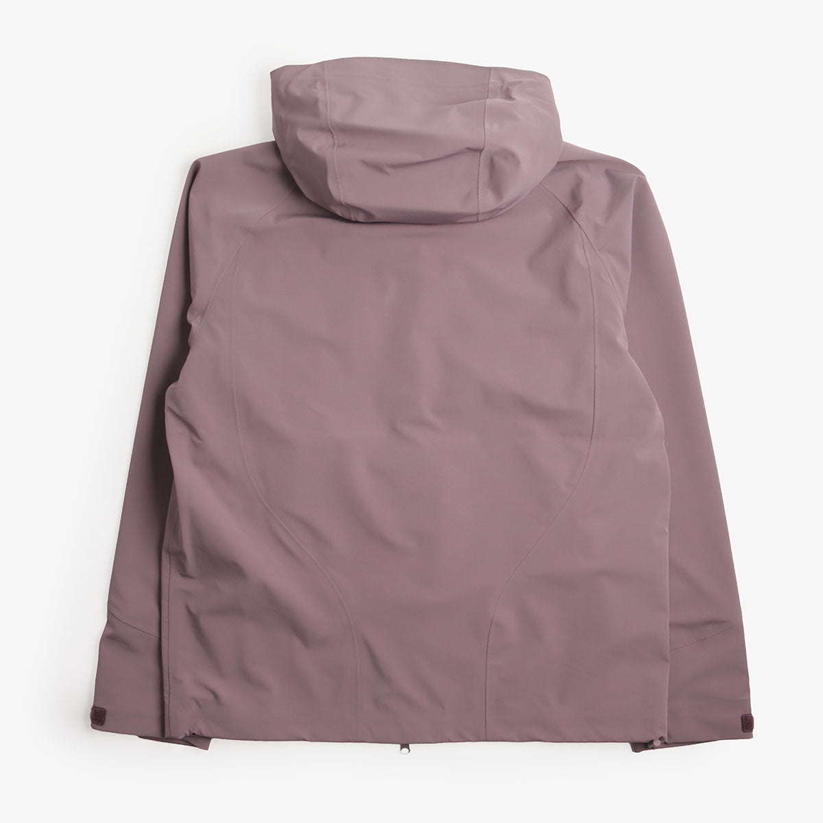Mellow Clo 3L Trek Jacket in Rich Plum, back view