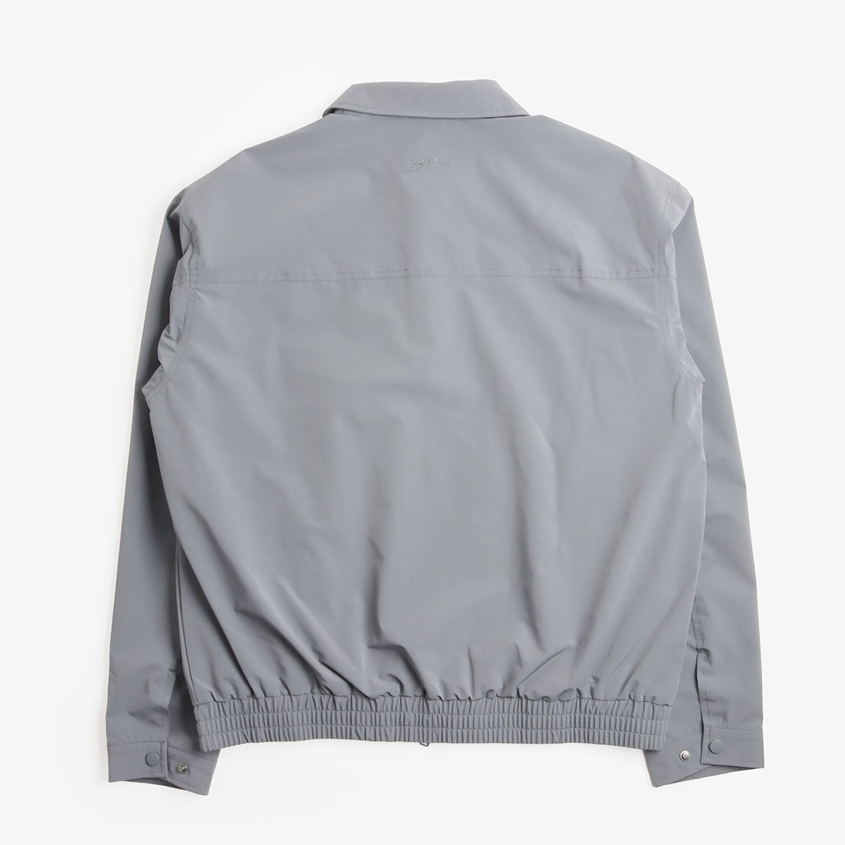 Mellow Clo Amble Jacket in Onyx Grey, back view