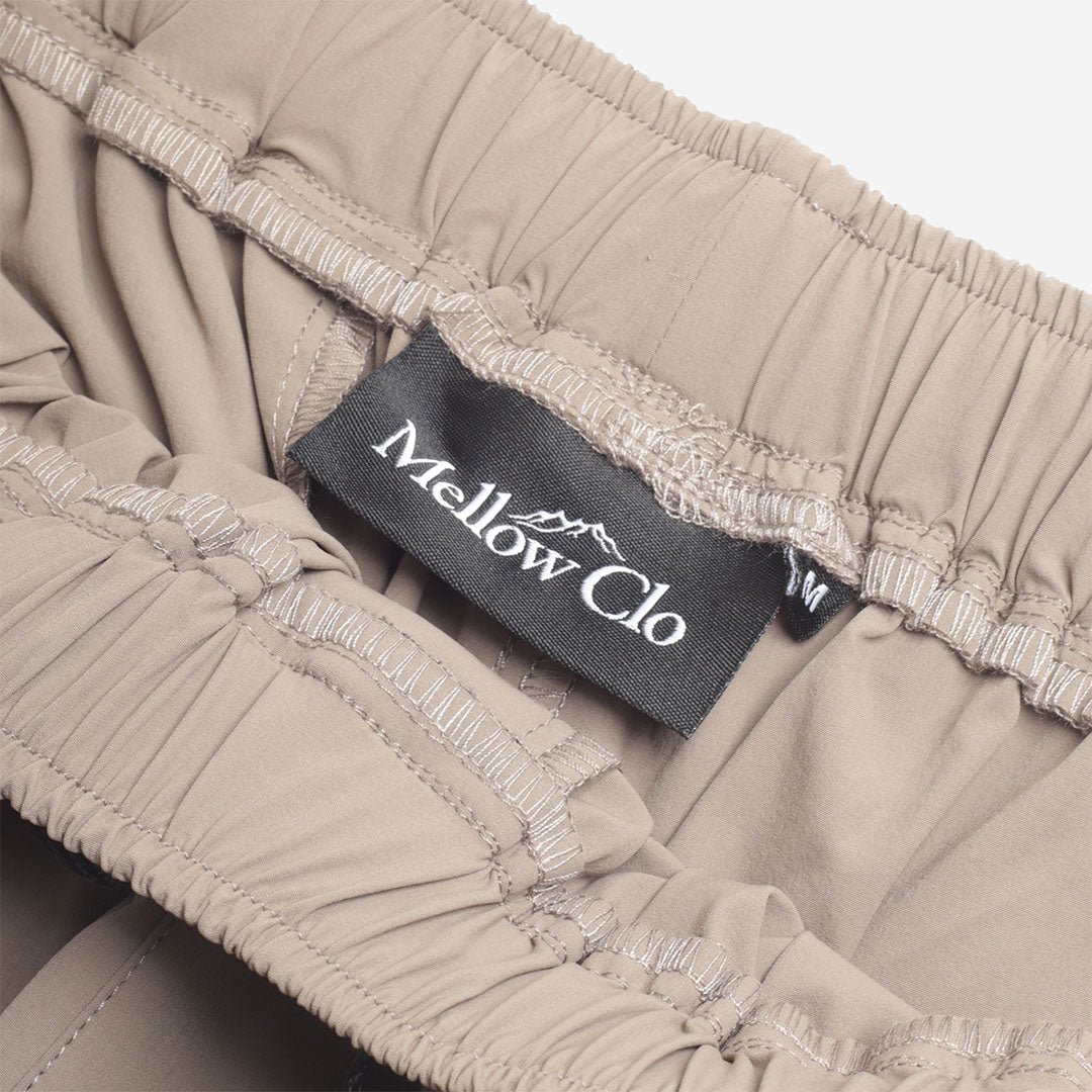 Mellow Clo Everyday Pant, Brown, Detail Shot 6