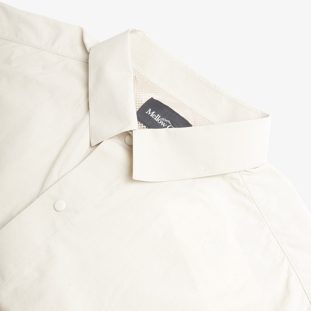 Mellow Clo Multi Trail Shirt, Ecru, Detail Shot 3