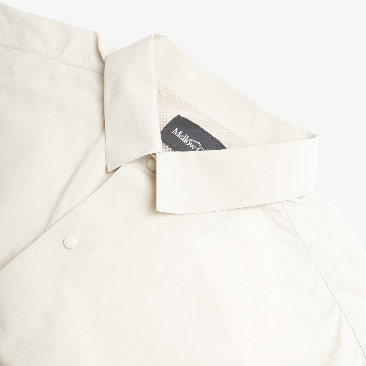 Mellow Clo Multi Trail Shirt, Ecru, Detail Shot 3