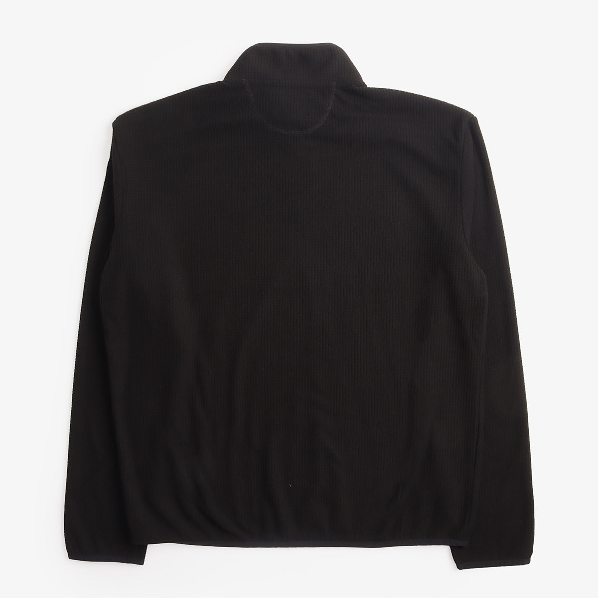 Mellow Clo Summit Half Zip Fleece in Black, back view