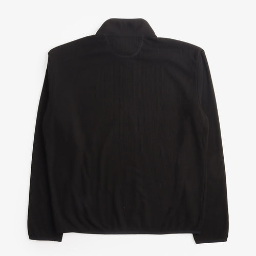 Mellow Clo Summit Half Zip Fleece in Black, back view