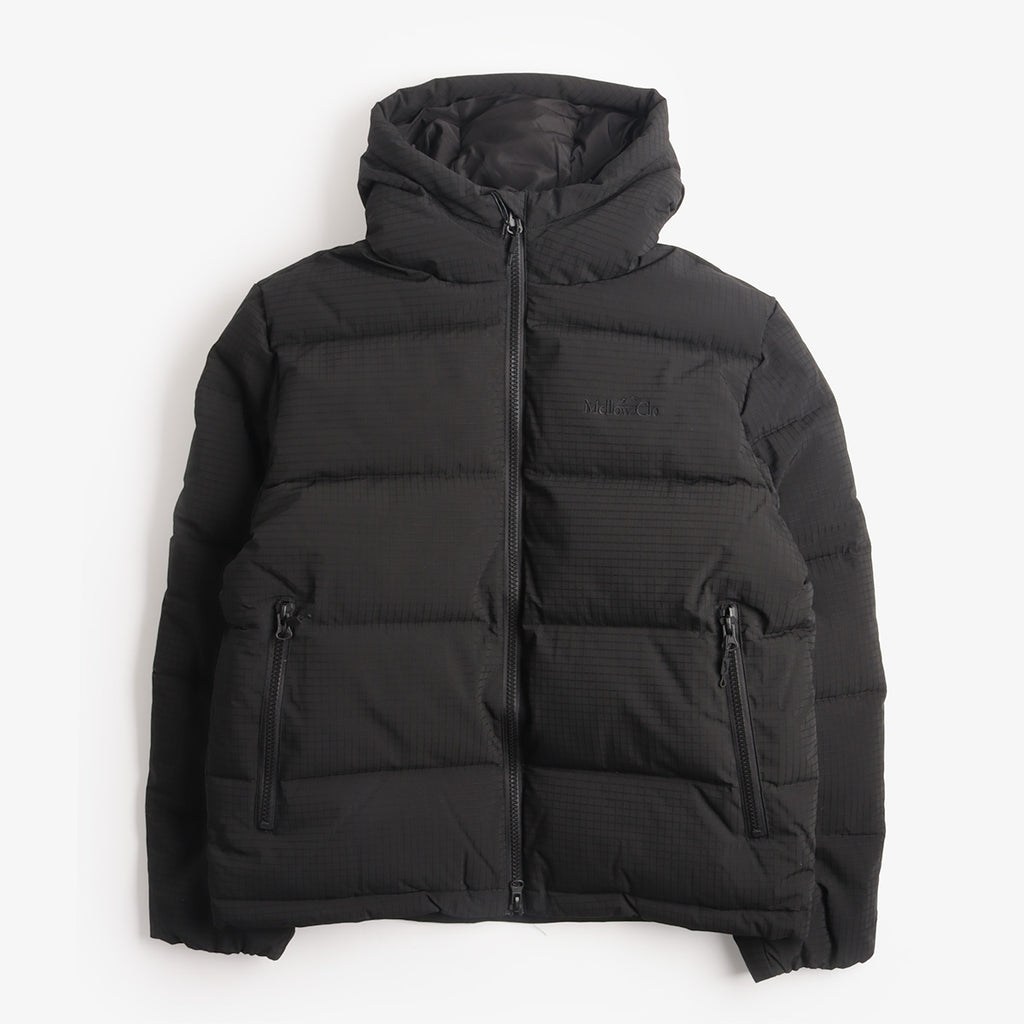 Mellow Clo Summit Puffer Jacket in Black, front view