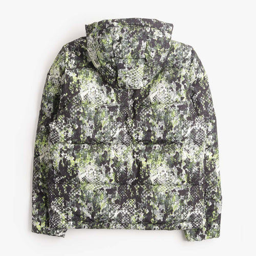 Mellow Clo Summit Puffer Jacket in Serpent Camo, back view