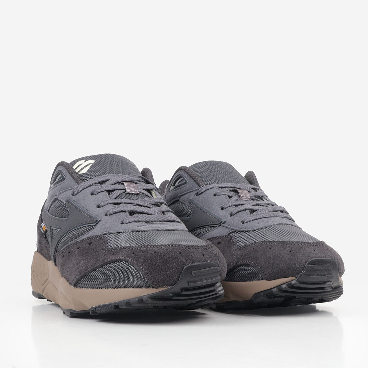 Mizuno Contender Cordura Shoes, Iron Gate Black Sand Fossil, Detail Shot 2