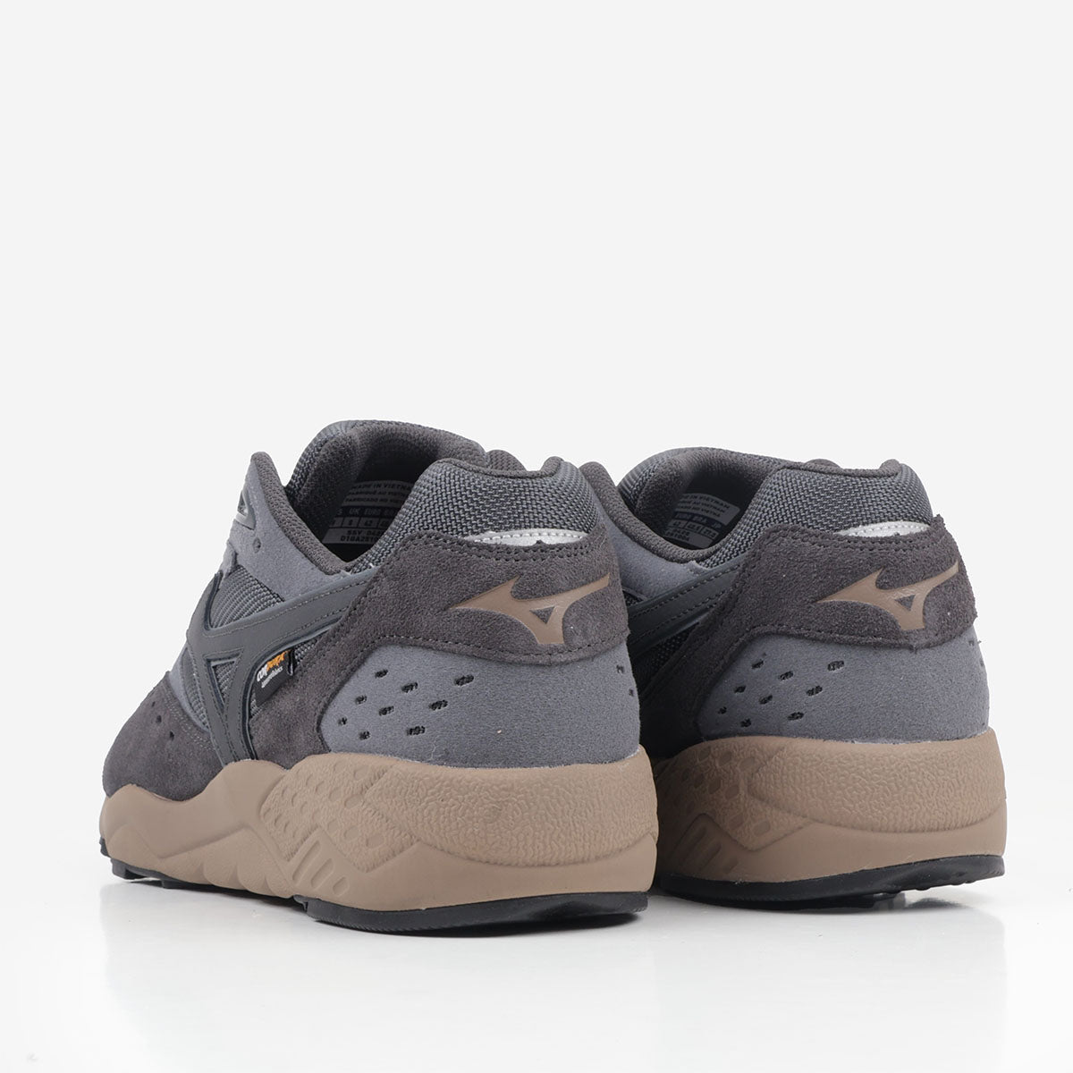 Mizuno Contender Cordura Shoes, Iron Gate Black Sand Fossil, Detail Shot 3